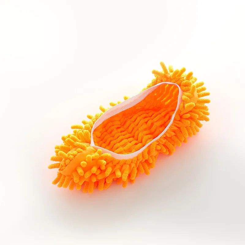 Chenille Dust Mop Slippers Home Floor Cleaning Mopping Shoes Water Uptake Foot Socks Mop Caps Multifunction Cleaning Shoes New